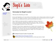 Steph's Lists